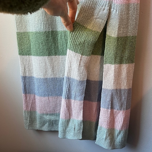 🏷️ 2/$20 Charli Leora Pastel Stripe Sheath Knit Dress - Picture 7 of 15